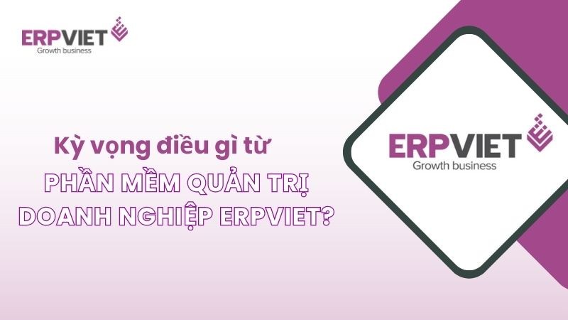 Doanh nghiệp có thể kỳ vọng điều gì từ phần mềm quản trị doanh nghiệp ERPViet?