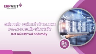 Giải pháp quản lý từ xa cho doanh nghiệp sản xuất: Kết nối ERP với nhà máy