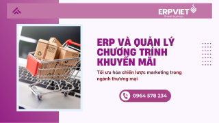 ERP và quản lý chương trình khuyến mãi: Tối ưu hóa chiến lược marketing trong ngành thương mại