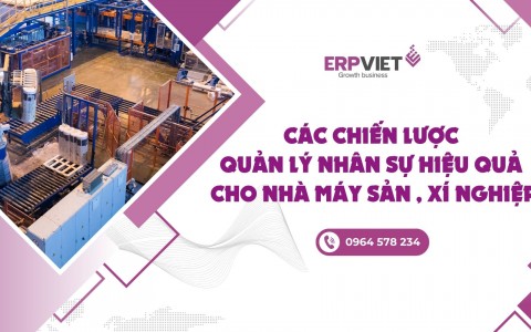 Các chiến lược quản lý nhân sự hiệu quả cho nhà máy sản xuất, xí nghiệp