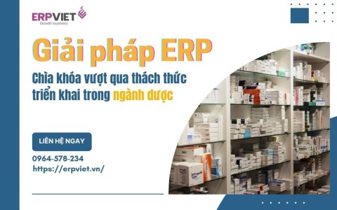 Giải pháp ERP: Chìa khóa vượt qua thách thức triển khai trong ngành dược