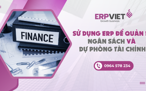 Sử dụng ERP để quản lý ngân sách và dự phòng tài chính