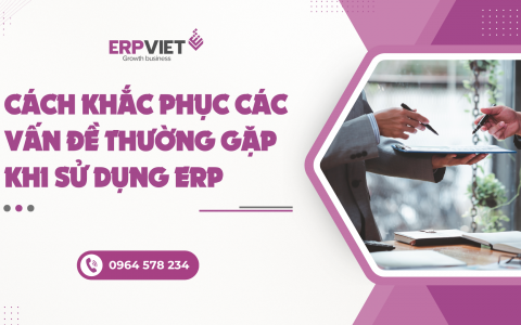 Cách khắc phục các vấn đề thường gặp khi sử dụng ERP