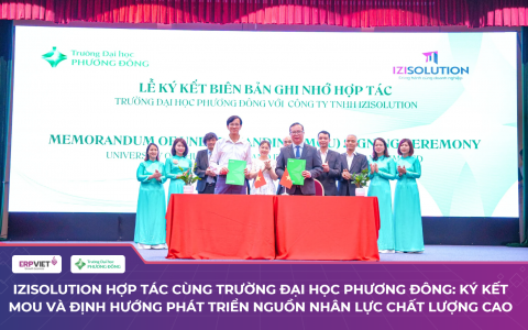 IZISolution hợp tác cùng Trường Đại học Phương Đông và Hiệp hội VINASA: Ký kết MOU và định hướng phát triển nguồn nhân lực chất lượng cao
