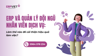 ERP và quản lý đội ngũ nhân viên dịch vụ: Làm thế nào để cải thiện hiệu quả làm việc?