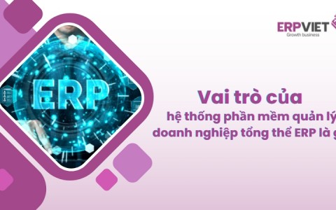 Vai trò của hệ thống phần mềm quản lý doanh nghiệp tổng thể ERP là gì?