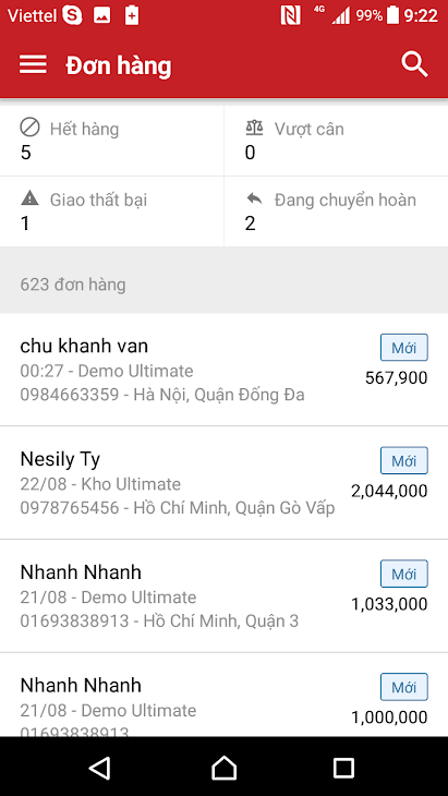 App bán hàng free nhanh.vn