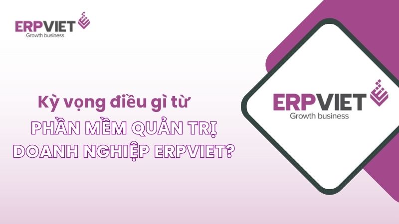 Doanh nghiệp có thể kỳ vọng điều gì từ phần mềm quản trị doanh nghiệp ERPViet?