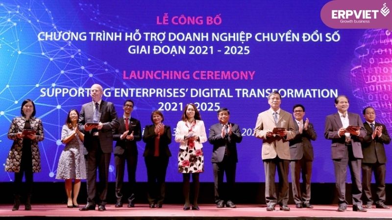 ERPViet là giải pháp công nghệ thuộc Chương trình Hỗ Trợ Doanh Nghiệp Chuyển đổi số của Cục phát triển doanh nghiệp