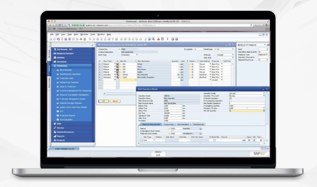 So sánh phần mềm quản lý sản xuất MRP Microsoft Dynamics AX, Netsuite, Odoo & SAP Business One 15 So sánh phần mềm quản lý sản xuất MRP Microsoft Dynamics AX, Netsuite, Odoo & SAP Business One 15