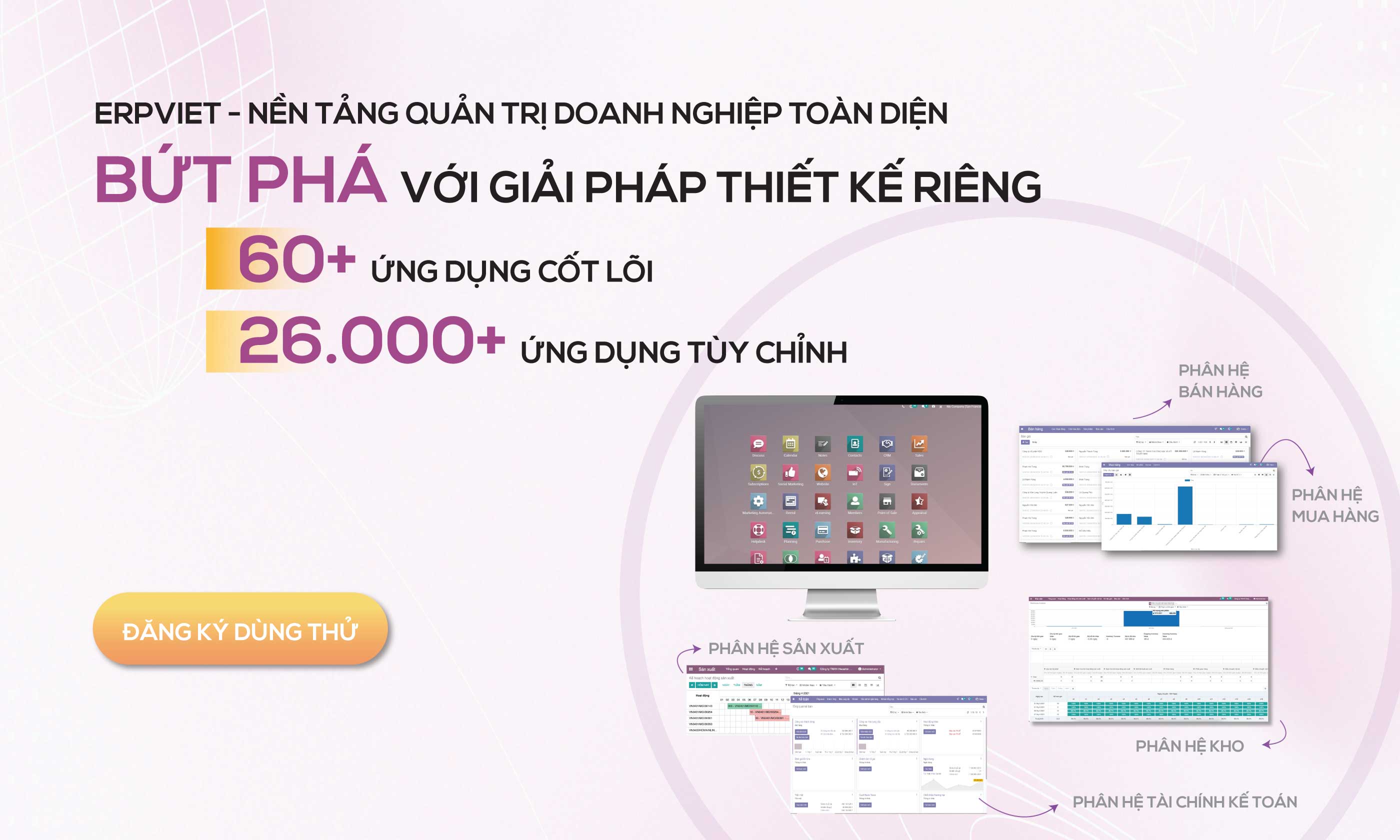 ERPViet - Giải pháp Quản trị doanh nghiệp tổng thể